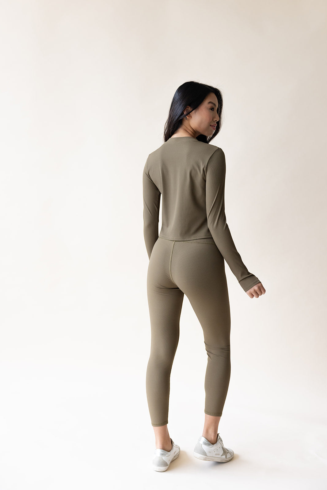 The Power Couple - Olive Rib